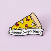 Punky Pins Wanna Pizza This Enamel Pin