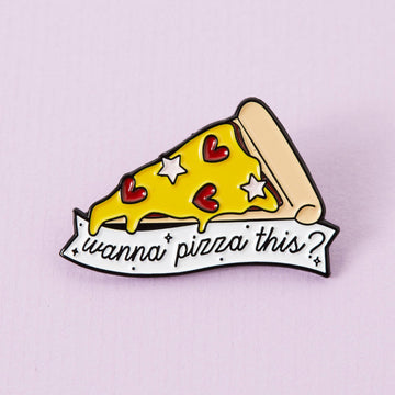 Punky Pins Wanna Pizza This Enamel Pin