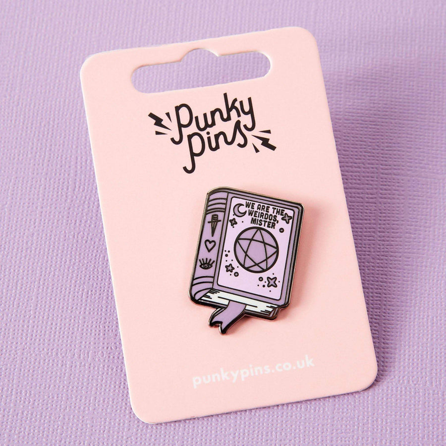 Punky Pins We Are the Weirdos, Mister (Book of Shadows) Enamel Pin
