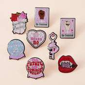 Punky Pins We Don't Need Flowers We Need Respect Eco Metal Pin