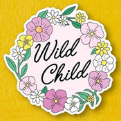 Wild Child Die Cut Vinyl Sticker