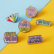 Punky Pins You Are Enough Soft Enamel Pin