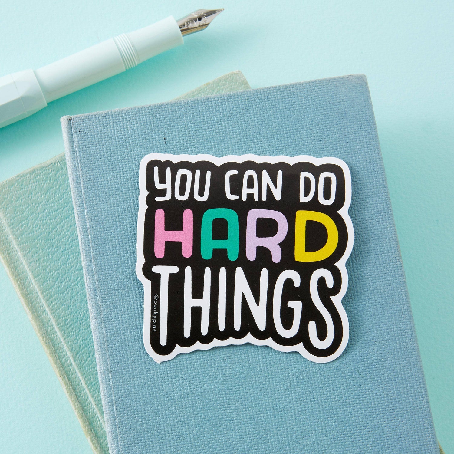 Punky Pins You Can Do Hard Things Vinyl Sticker