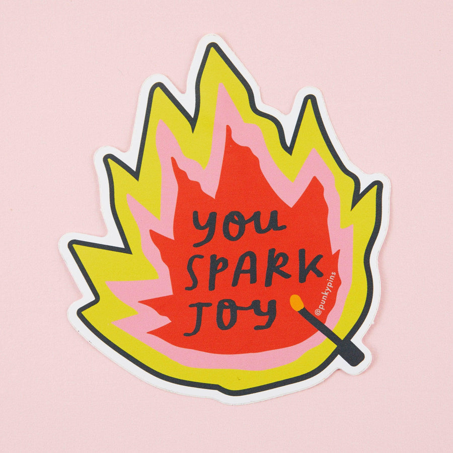 Punky Pins You Spark Joy Vinyl Sticker