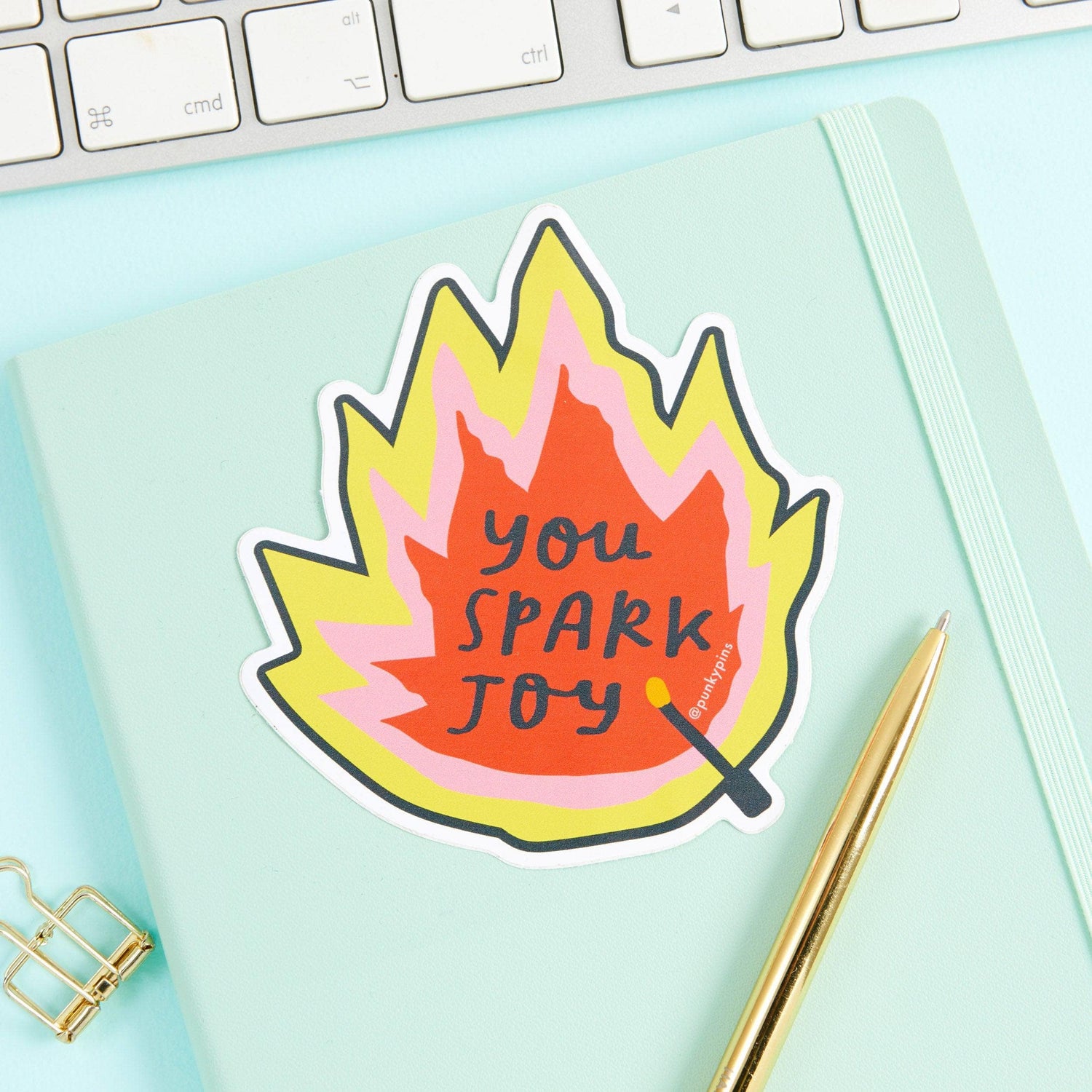 Punky Pins You Spark Joy Vinyl Sticker