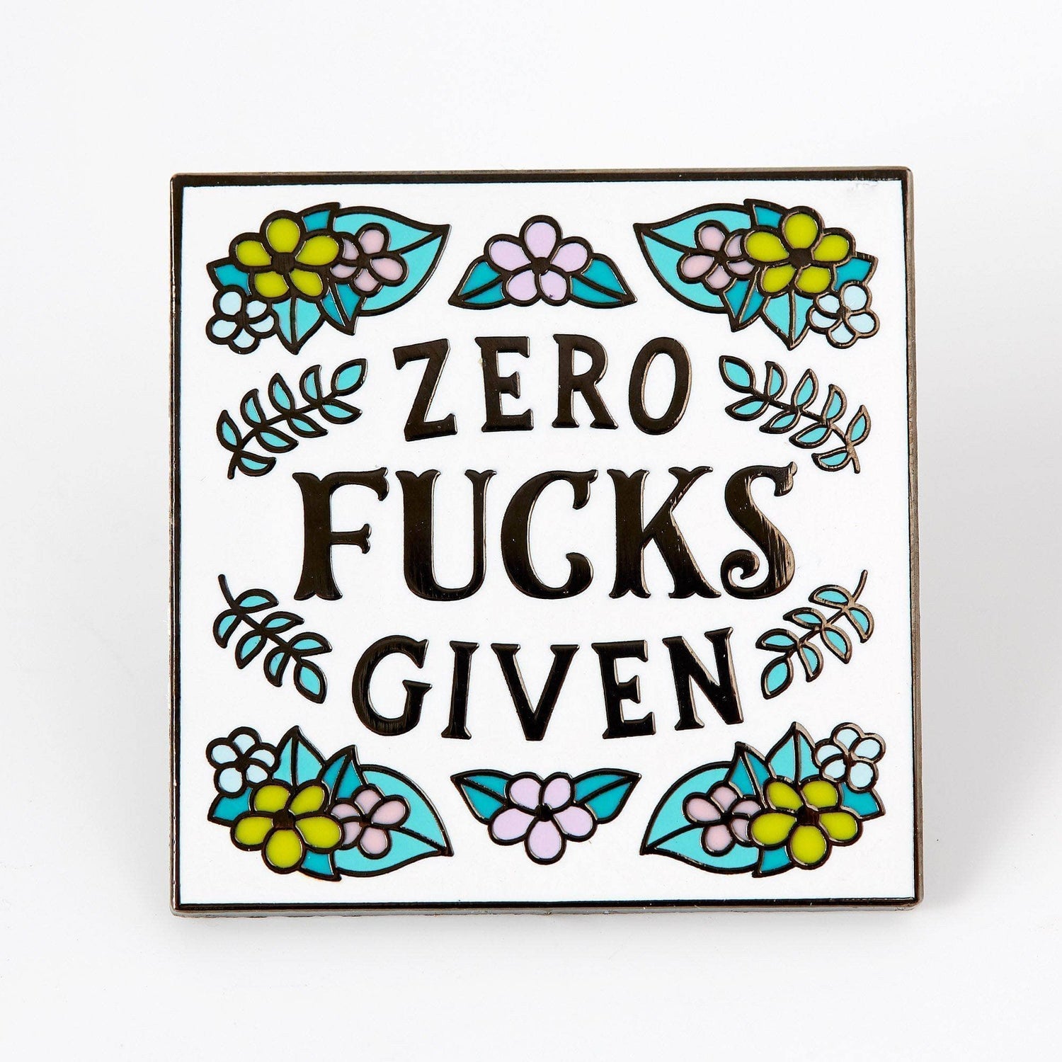 Punky Pins Zero Fucks Given Enamel Pin