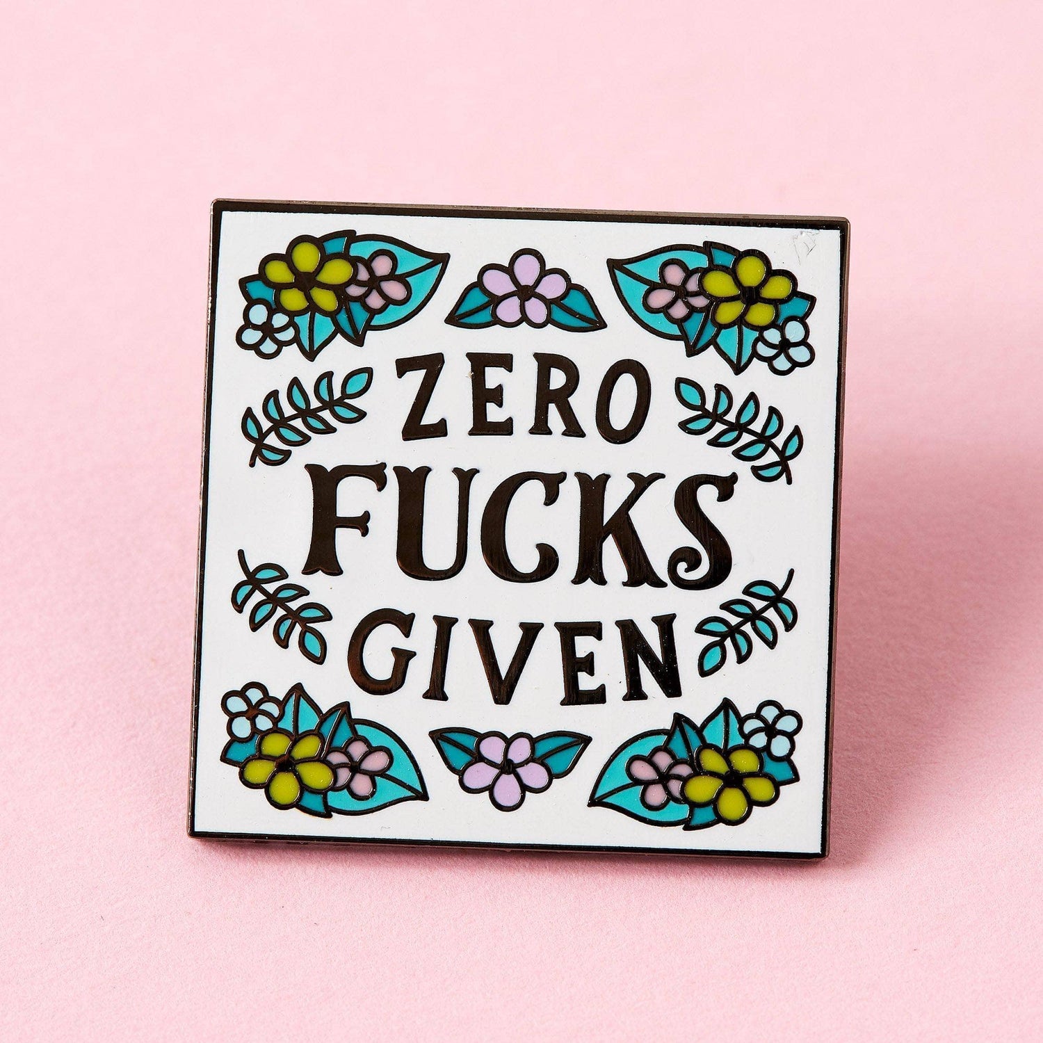 Punky Pins Zero Fucks Given Enamel Pin