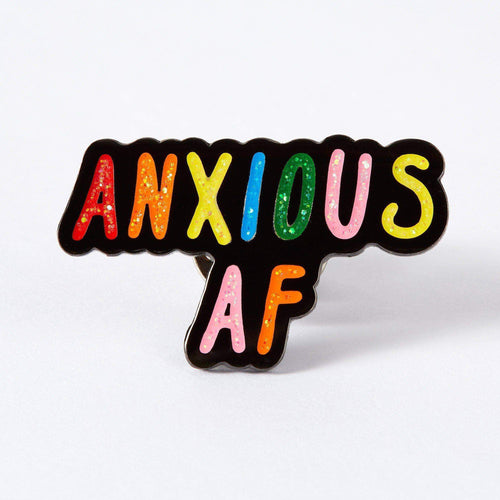 punkypins Anxious AF Enamel Pin