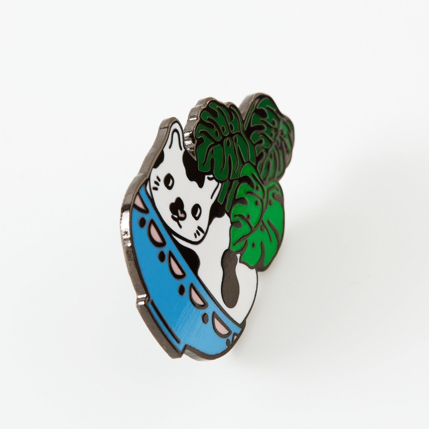 punkypins Cat Plant Enamel Pin