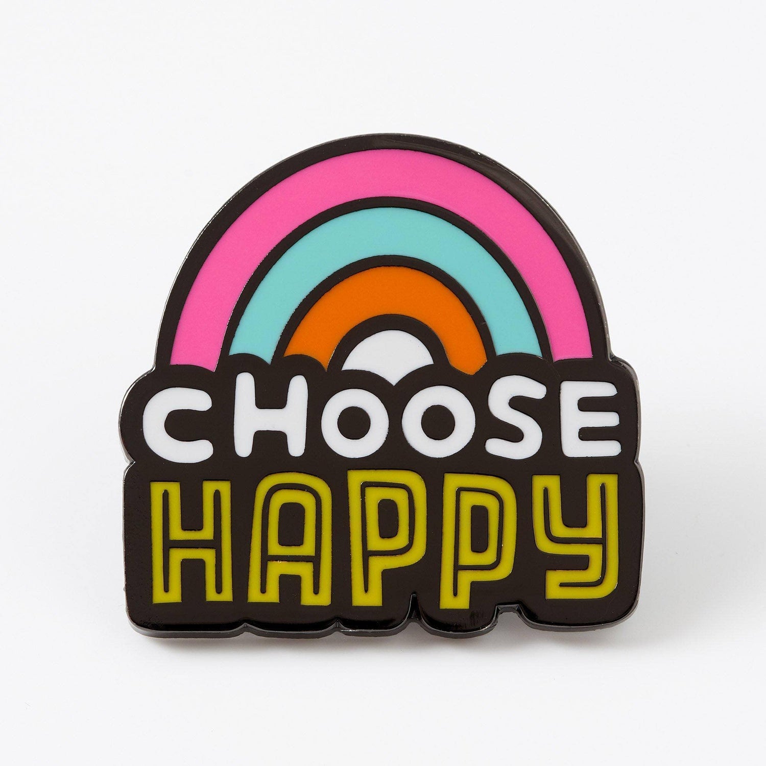 punkypins Choose Happy Enamel Pin