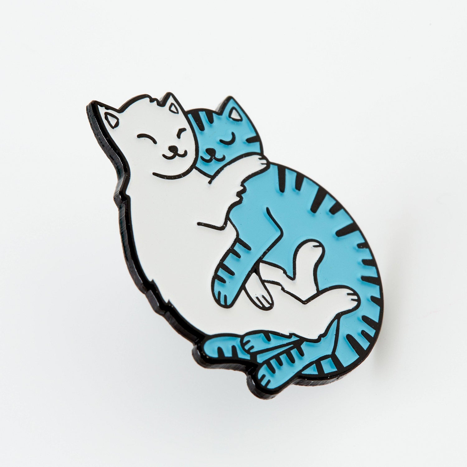 punkypins Cuddling Cats Soft Enamel Pin