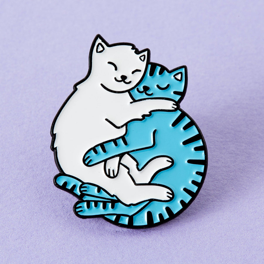 punkypins Cuddling Cats Soft Enamel Pin