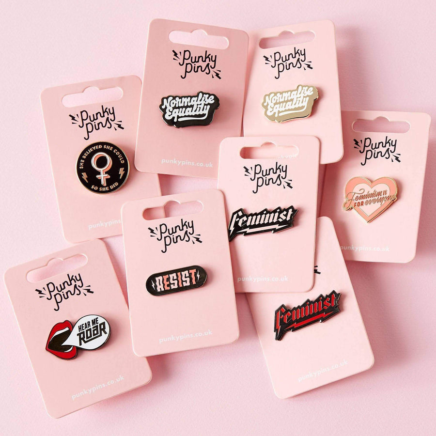 punkypins Feminism Is For Everyone Enamel Pin