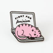 punkypins Fight For Feminism Enamel Pin