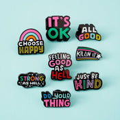 punkypins It's OK Enamel Pin