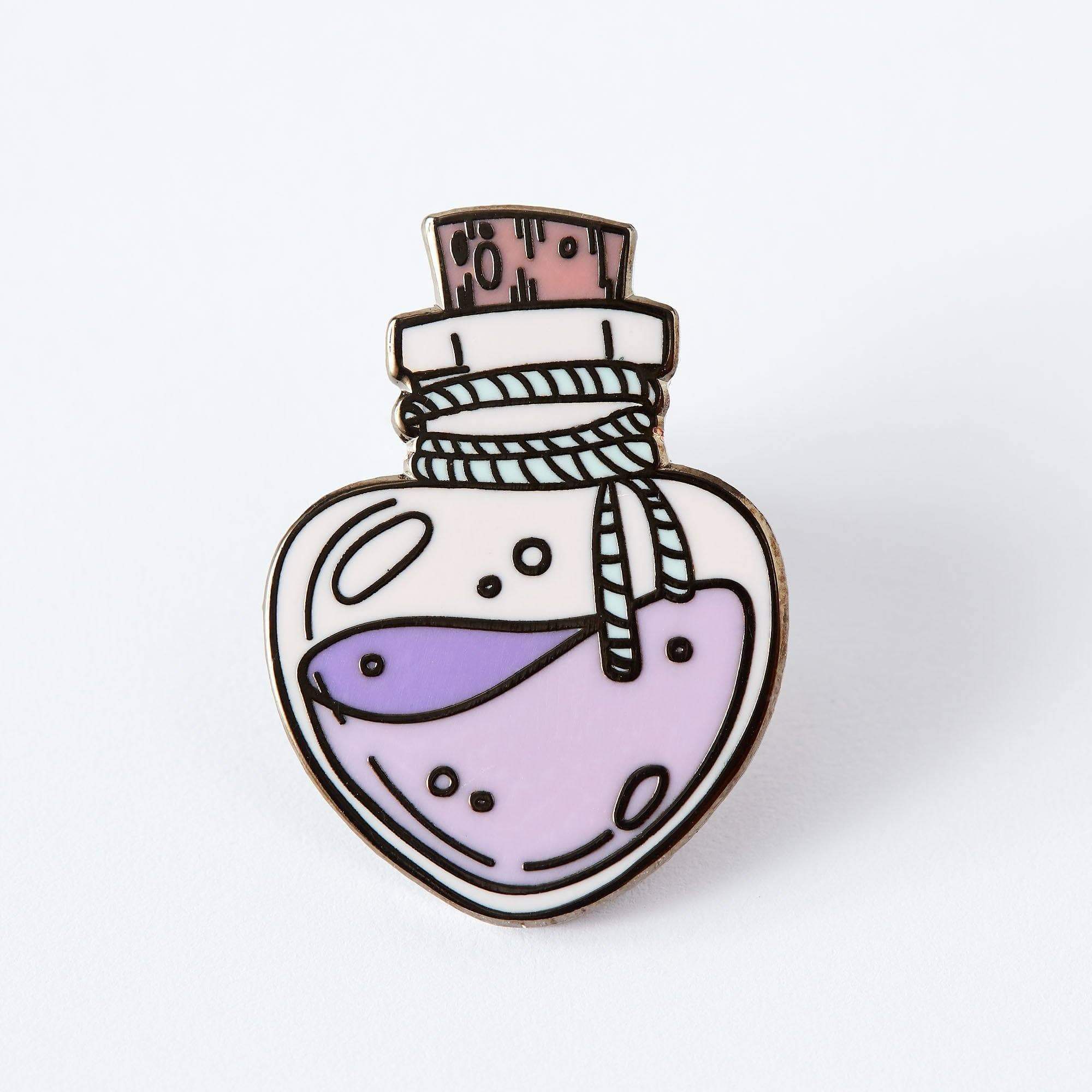 Love Potion Bottle Enamel Pin – punkypins