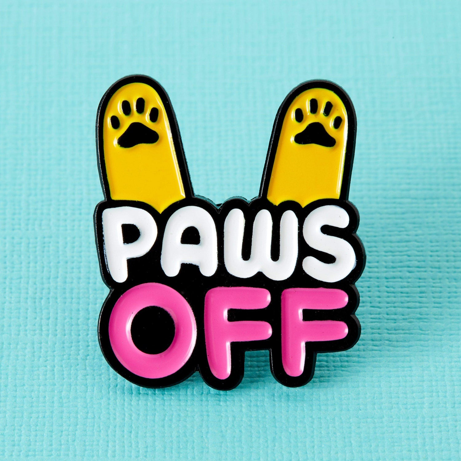 punkypins Paws Off Soft Enamel Pin