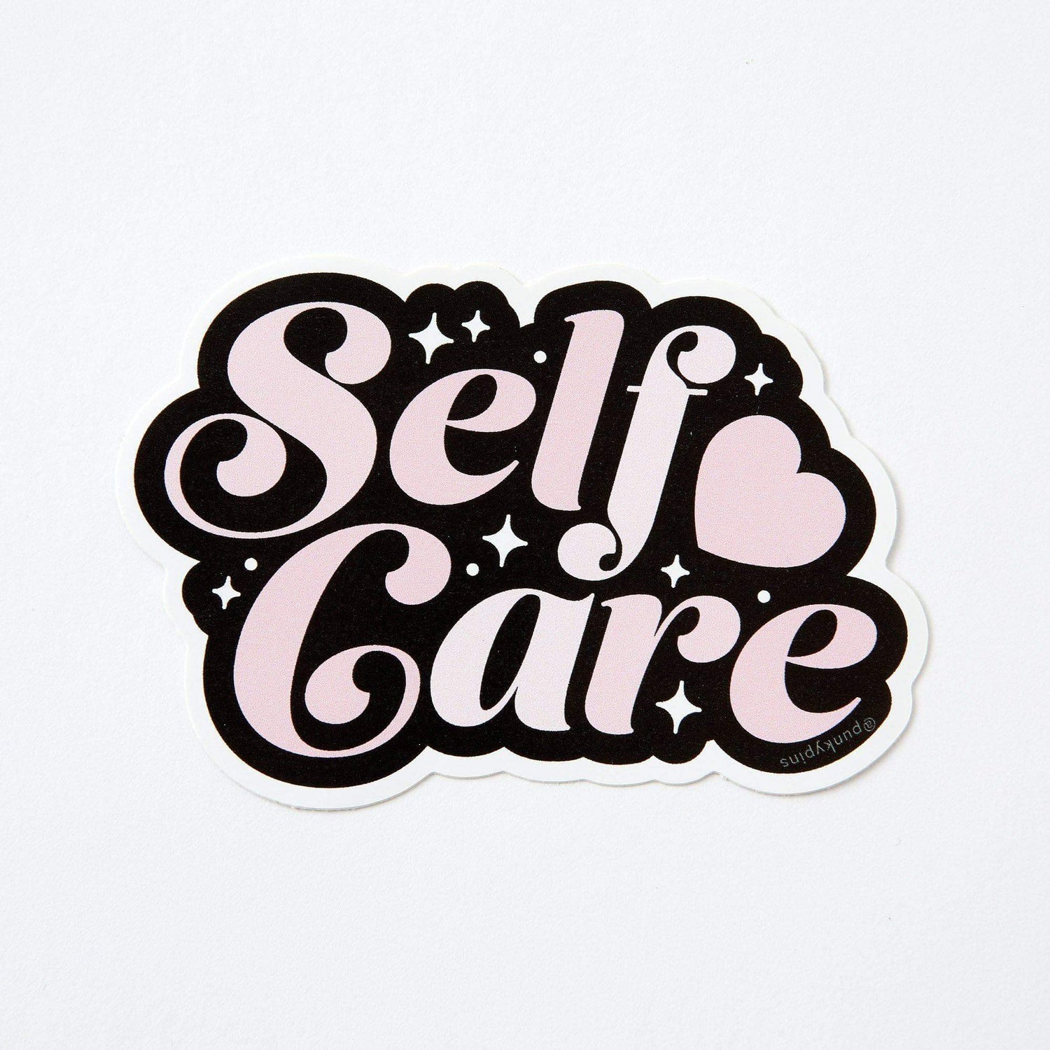 Self Care Vinyl Laptop Sticker