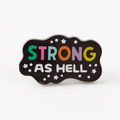 punkypins Strong As Hell Enamel Pin