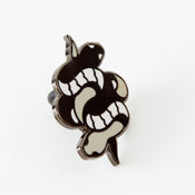 punkypins Twin Snakes Enamel Pin