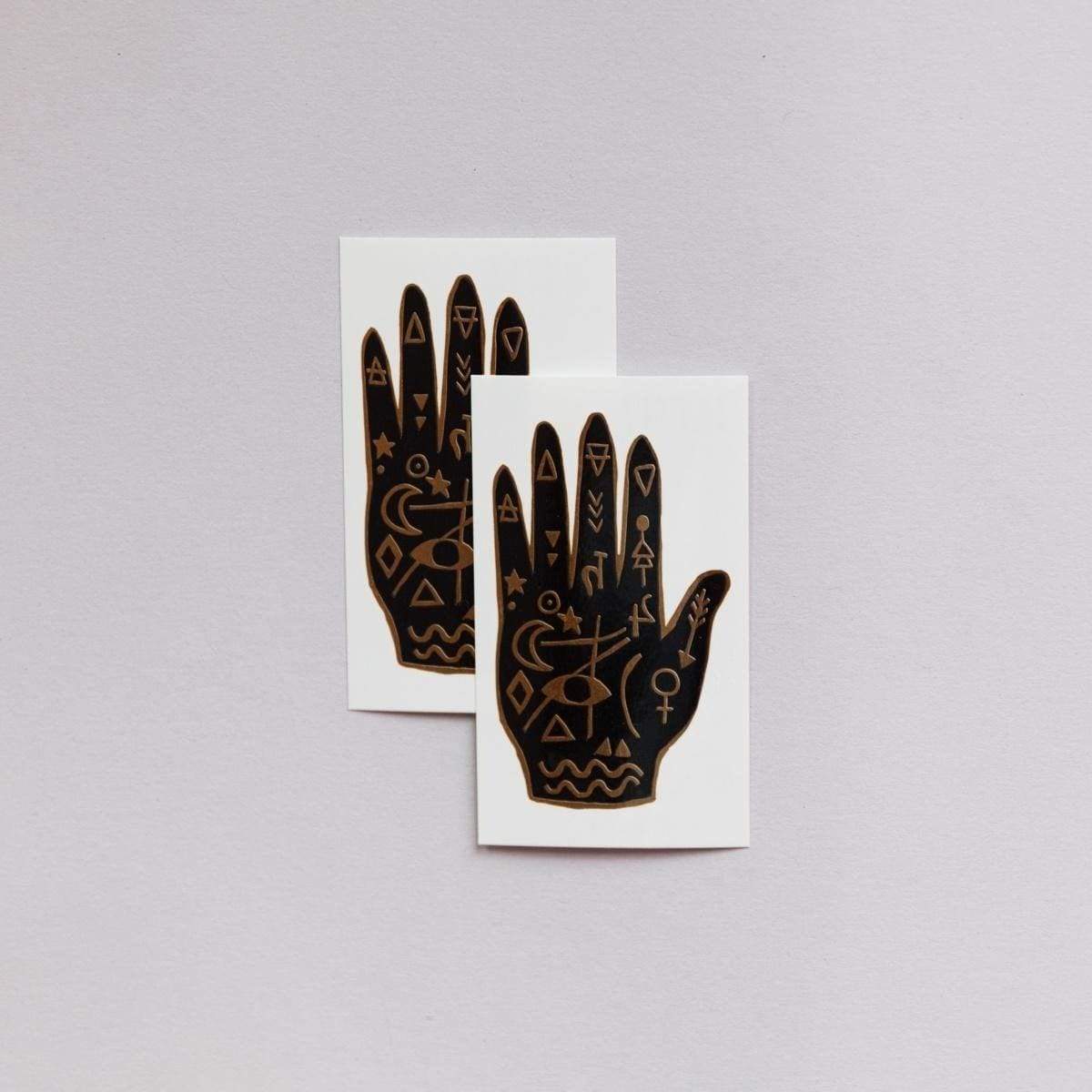 Mystic Hand Temporary Tattoo