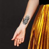 Mystic Hand Temporary Tattoo